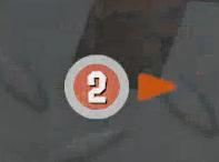 a white '2' in a red colored disc with a light grey outline