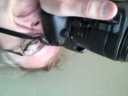 I'm holding the camera with my hand under the zoom motor